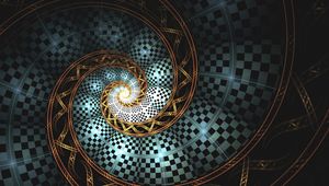 Preview wallpaper spiral, fractal, glow, twisted, abstraction