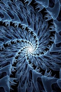 Preview wallpaper spiral, fractal, glow, abstraction