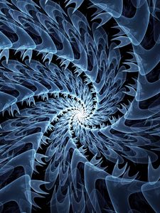 Preview wallpaper spiral, fractal, glow, abstraction