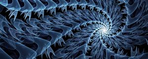 Preview wallpaper spiral, fractal, glow, abstraction