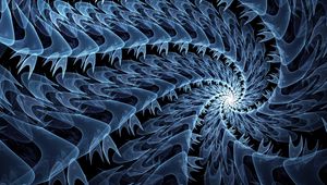 Preview wallpaper spiral, fractal, glow, abstraction