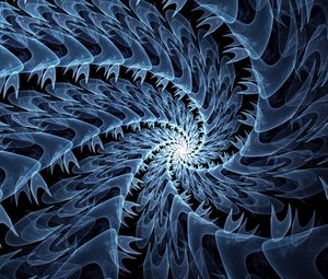 Preview wallpaper spiral, fractal, glow, abstraction