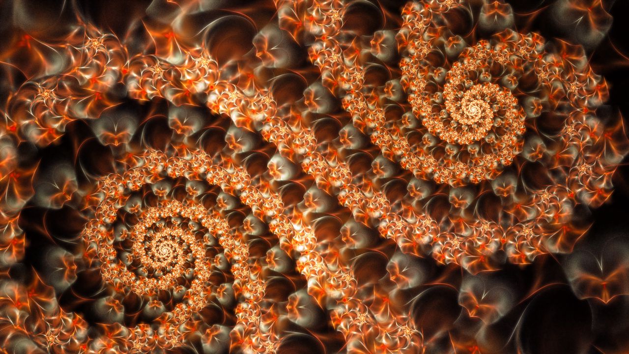 Wallpaper spiral, fractal, pattern, abstraction