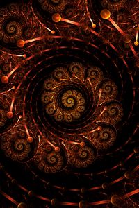 Preview wallpaper spiral, fractal, pattern, bright, abstraction