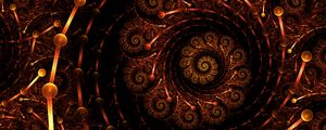 Preview wallpaper spiral, fractal, pattern, bright, abstraction