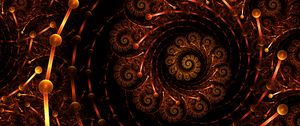 Preview wallpaper spiral, fractal, pattern, bright, abstraction