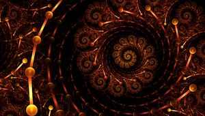 Preview wallpaper spiral, fractal, pattern, bright, abstraction