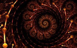 Preview wallpaper spiral, fractal, pattern, bright, abstraction