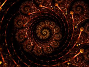 Preview wallpaper spiral, fractal, pattern, bright, abstraction