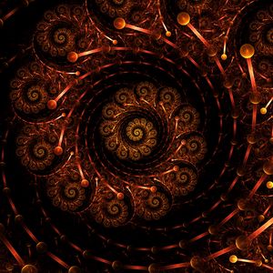 Preview wallpaper spiral, fractal, pattern, bright, abstraction