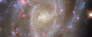 Preview wallpaper spiral galaxy, stars, nebulae, glitter, space
