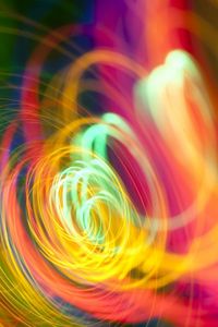 Preview wallpaper spiral, light, shiny, multicolored