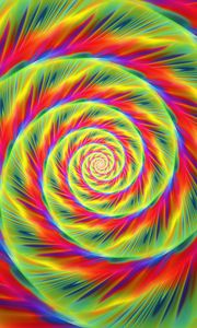 Preview wallpaper spiral, lines, abstraction, bright