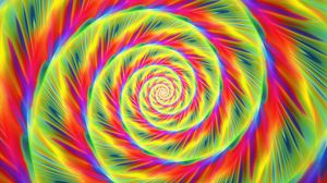 Preview wallpaper spiral, lines, abstraction, bright