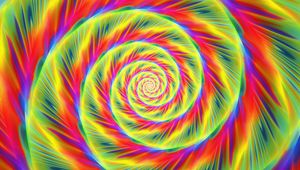 Preview wallpaper spiral, lines, abstraction, bright