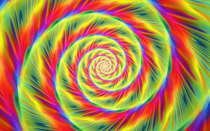 Preview wallpaper spiral, lines, abstraction, bright