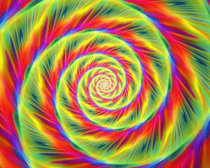 Preview wallpaper spiral, lines, abstraction, bright