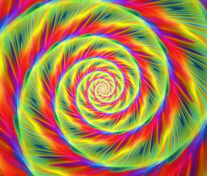 Preview wallpaper spiral, lines, abstraction, bright