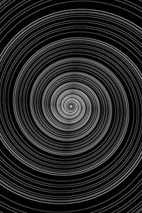 Preview wallpaper spiral, lines, abstraction, black and white