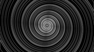 Preview wallpaper spiral, lines, abstraction, black and white