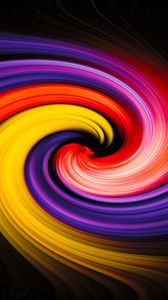 Preview wallpaper spiral, lines, colorful, abstraction