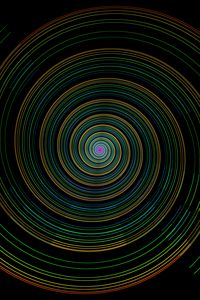 Preview wallpaper spiral, lines, colorful, background