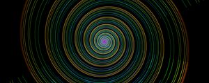 Preview wallpaper spiral, lines, colorful, background