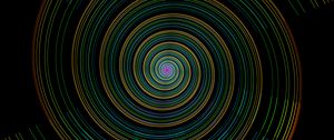 Preview wallpaper spiral, lines, colorful, background