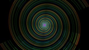 Preview wallpaper spiral, lines, colorful, background