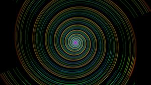 Preview wallpaper spiral, lines, colorful, background