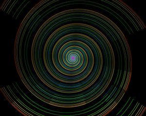 Preview wallpaper spiral, lines, colorful, background