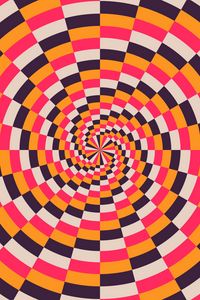 Preview wallpaper spiral, multicolored, optical illusion