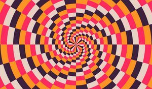 Preview wallpaper spiral, multicolored, optical illusion