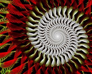 Preview wallpaper spiral, multicolored, swirling, fractal, abstraction