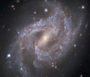 Preview wallpaper spiral, nebula, stars, galaxy