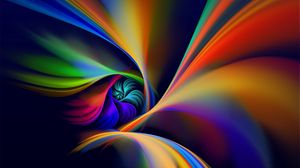 Preview wallpaper spiral, rotation, line, colorful