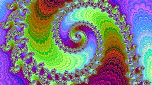 Preview wallpaper spiral, rotation, optical illusion, multicolored