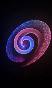 Preview wallpaper spiral, shape, background, colorful, rainbow