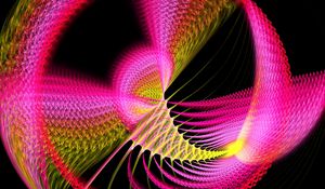 Preview wallpaper spiral, shapes, intersection, background, abstraction