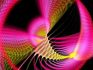 Preview wallpaper spiral, shapes, intersection, background, abstraction