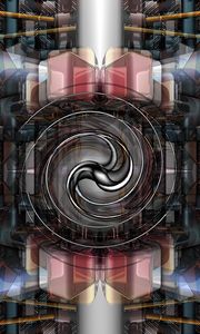 Preview wallpaper spiral, shapes, transparent, abstraction