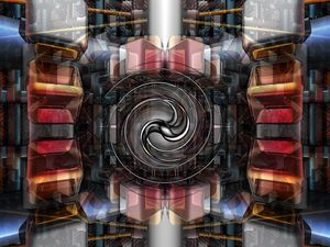 Preview wallpaper spiral, shapes, transparent, abstraction