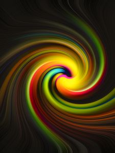 Preview wallpaper spiral, stripes, abstraction, bright