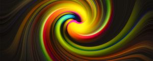 Preview wallpaper spiral, stripes, abstraction, bright