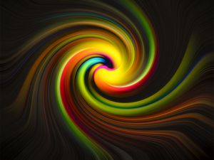 Preview wallpaper spiral, stripes, abstraction, bright