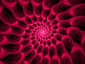 Preview wallpaper spiral, swirling, pink, glow, fractal