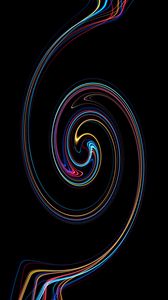 Preview wallpaper spiral, twisted, multicolored, lines