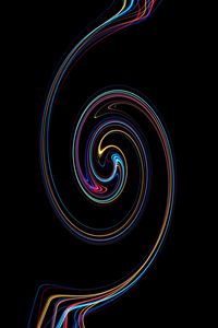 Preview wallpaper spiral, twisted, multicolored, lines