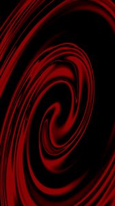 Preview wallpaper spiral, twisted, red, black