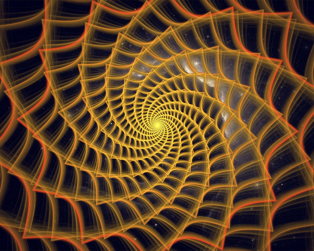 1280x1024 Wallpaper spiral, twisted, tangled, fractal, abstraction